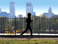 Explore new areas of a city on the run